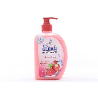 Nước rửa tay Dr. Clean hương dâu/ hương táo chai 500ml