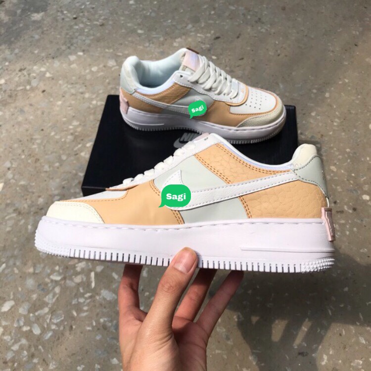 Giày air force 1 af1 shadow hoa cúc vàng thể thao sneaker nam nữ cổ thấp full box