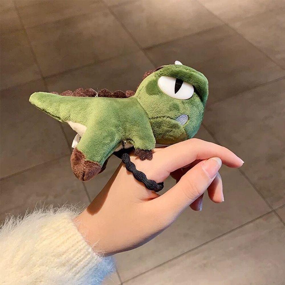 AROMA Dây Cột Tóc Hình Khủng Long 3D Thời Trang Giá Đỡ