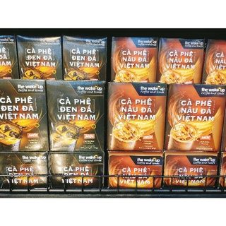 WAKE UP CÀ PHÊ ĐEN ĐÁ,NÂU ĐÁ HỘP 240G