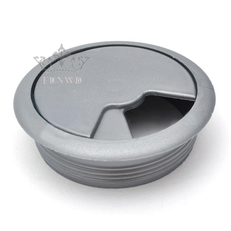 Nắp xoay nhựa đậy lỗ luồn dây cáp trên mặt bàn 60mm/80mm
