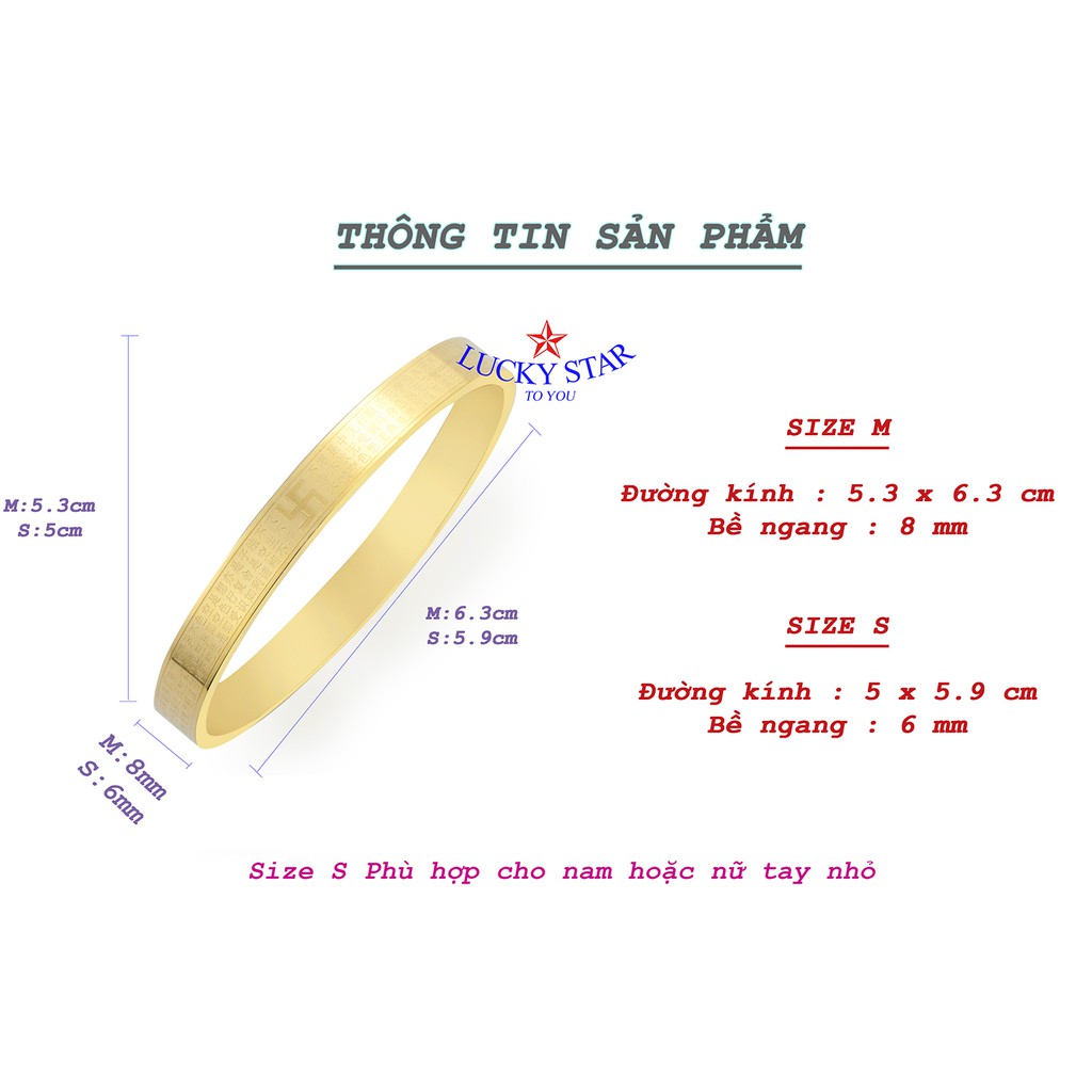 Vòng tay bát nhã tâm kinh khắc chữ VẠN may mắn. phước lành và đầy ý nghĩa