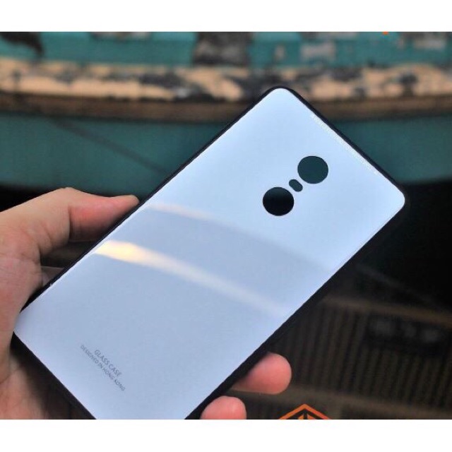 Ốp lưng Xiaomi Redmi Note 4X mặt lưng kính tráng gương viền dẻo