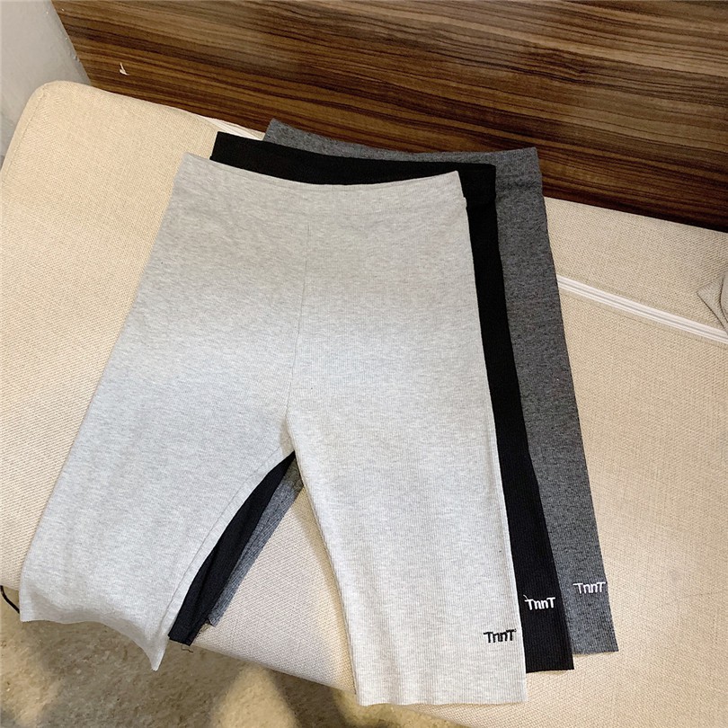 Quần legging thể thao năng động thời trang 126140Quần short Skinny chất liệu co giãn phong cách vintage | BigBuy360 - bigbuy360.vn