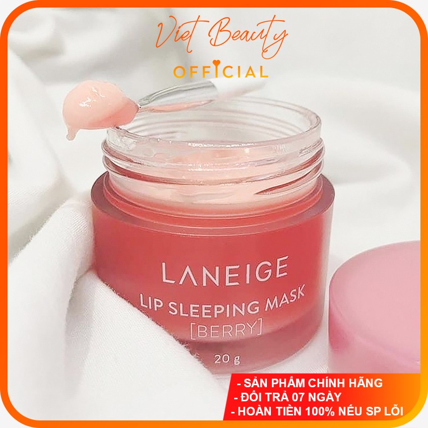 (❤️ SHOPEE TRỢ GIÁ  ❤️) Mặt nạ ngủ cho môi Laneige 20g Lip Sleeping Mask, Mặt nạ ngủ môi Laneige Berry hàn quốc