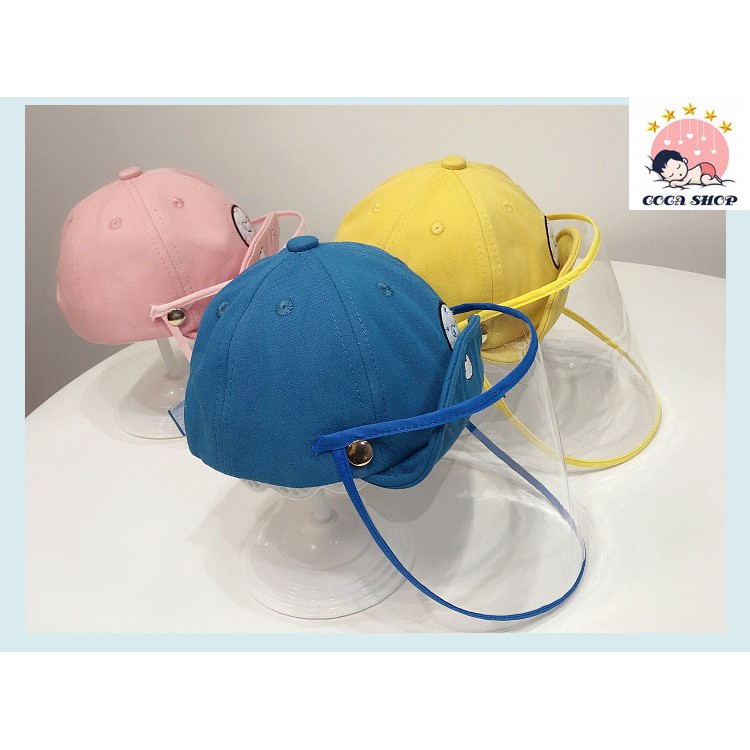 Mũ Bóng Chày Chống Giọt Bắn Cho Bé, Mũ Chắn Bụi Cho Bé Trai Bé Gái Loại 1