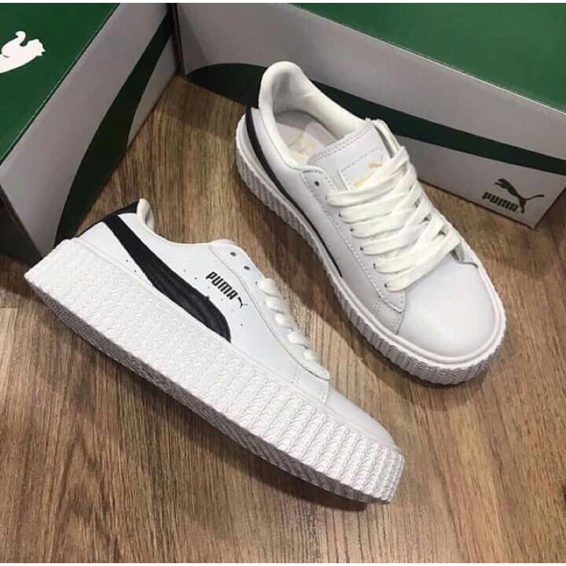 ❌🎁 Giày Thể Thao 𝐏𝐮𝐦𝐚, 𝐏𝐮𝐦𝐚 Kẻ Đen Bản Đế Sần Đẹp