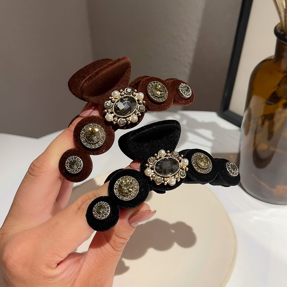 Kẹp tóc càng cua màu trơn phong cách Hàn Quốc thời trang cho nữ