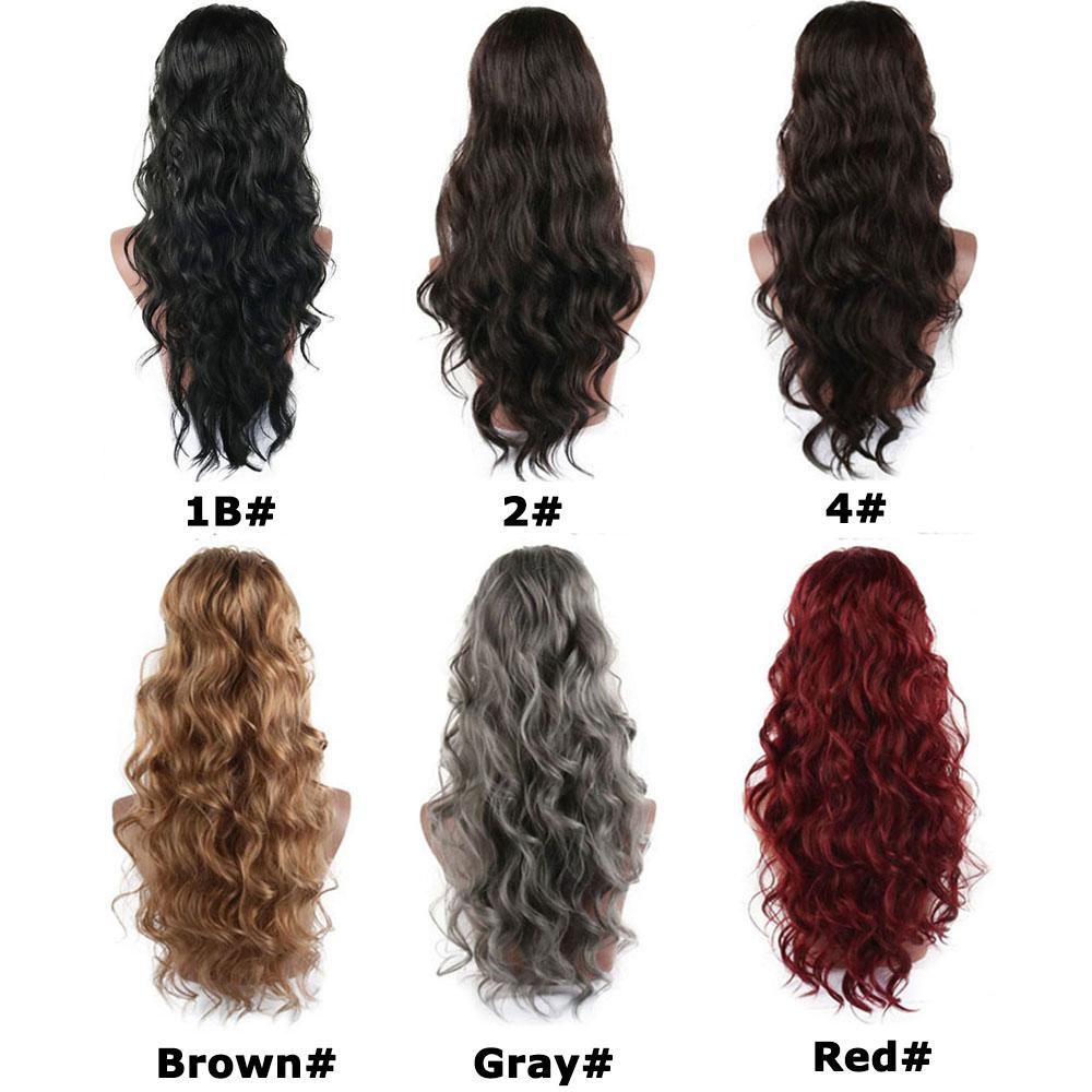 NICKOLAS Tóc Giả Bằng Sợi Tổng Hợp Màu Đen Cách Nhiệt Dành Cho Nữ