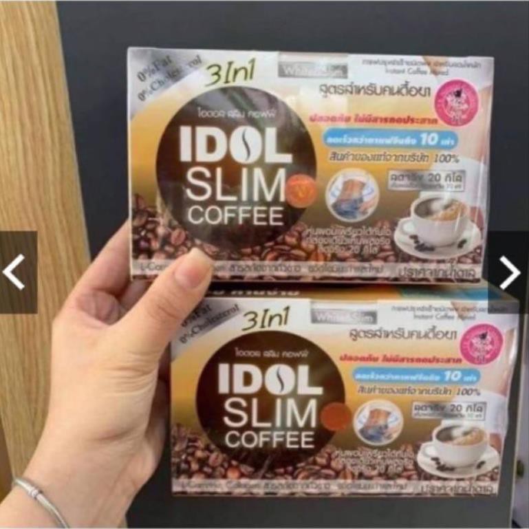 Giảm cân idol slim coffee chính hãng Thái Lan - hộp 10 gói