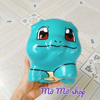 Heo đất pokemon rùa nước - heo đất handmade