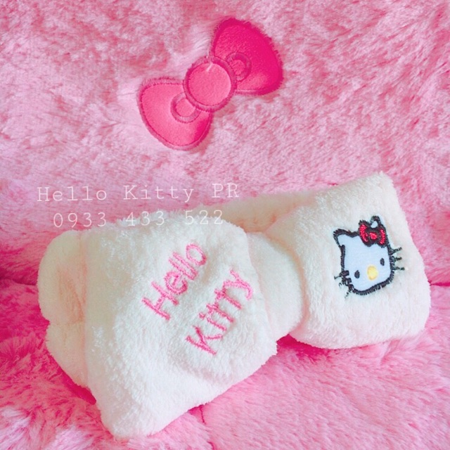 Băng đô bông mịn Hello Kitty