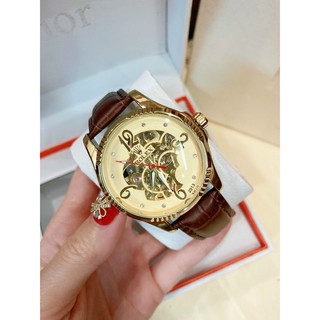 [Siêu Phẩm]  [Máy cơ] Đồng hồ NAM ROLEX  dây da sang trọng đẳng cấp- Rolex