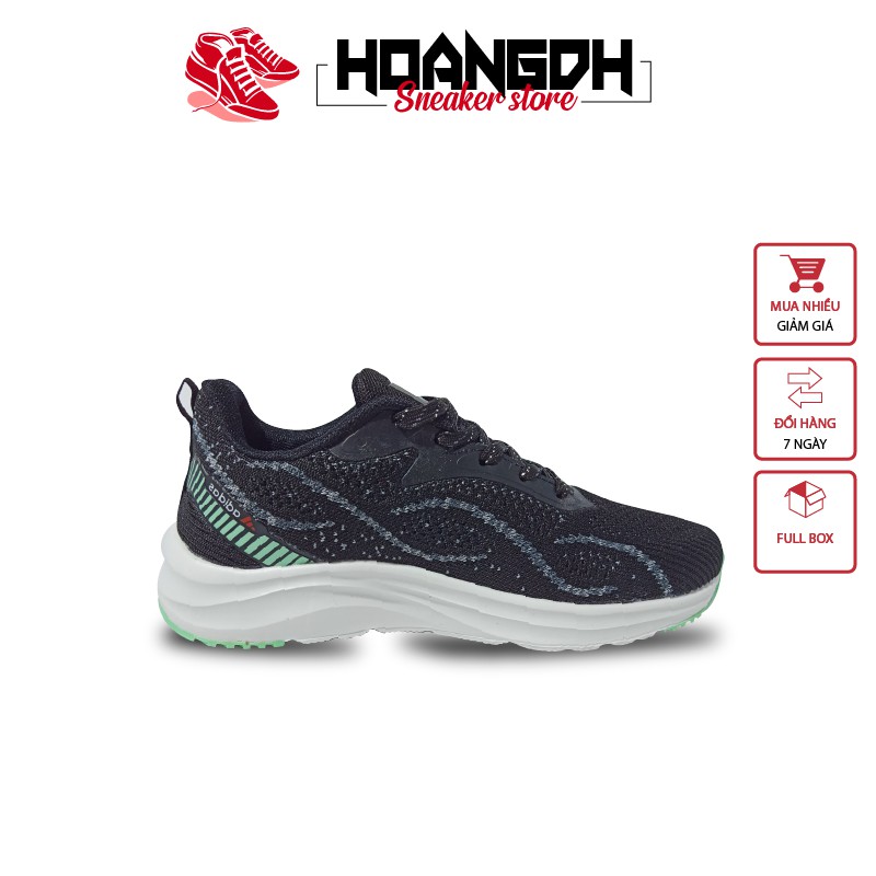 Giày Thể Thao Sneaker Nữ HOANGDH Tập Gym , Chạy Bộ , Tập Thể Dục Màu Đen Hàng Cao Cấp Siêu Nhẹ Êm