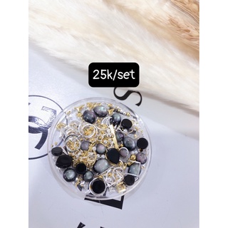 Đá mắt mèo mix phụ kiện