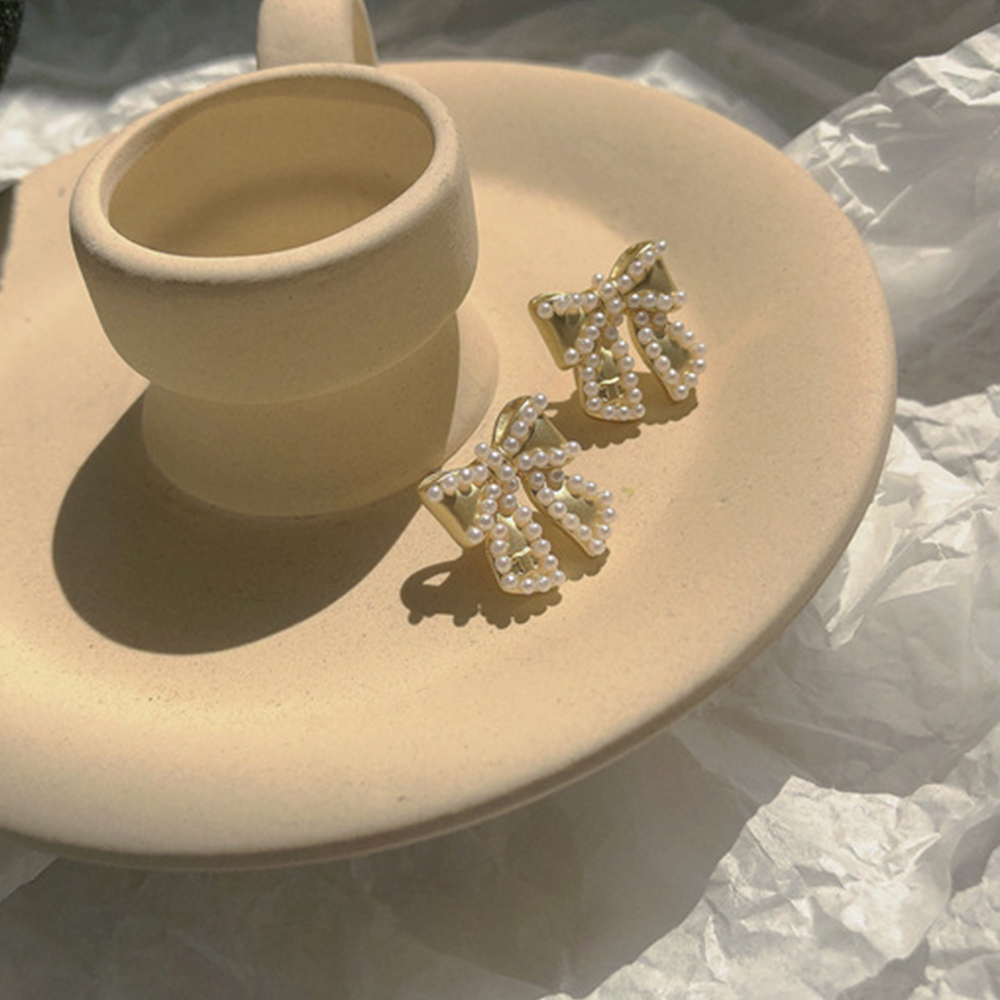 Cặp Bông Tai Ngọc Trai Giả Thời Trang Nữ