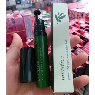 THANH LĂN DƯỠNG MẮT & DA MẶT INNISFREE GREEN TEA SEED EYE & FACE BALL