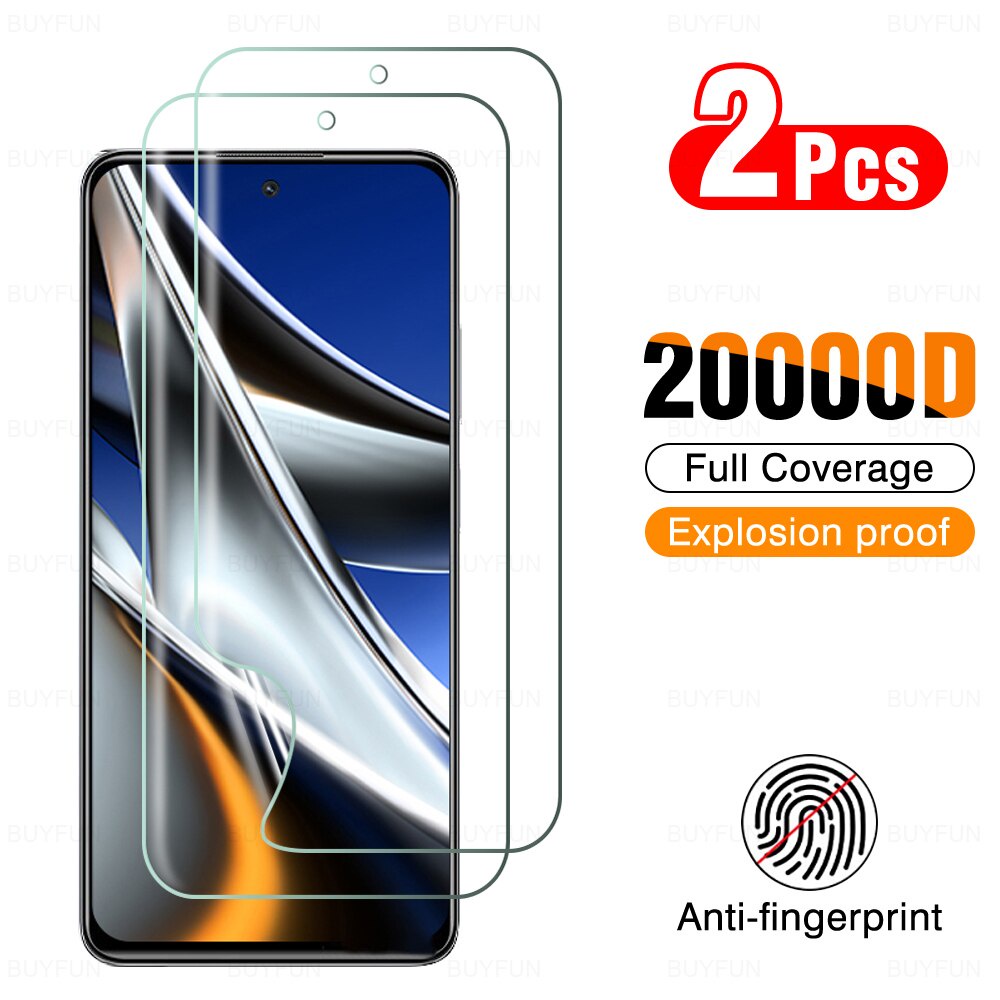 Set 2 Kính Cường Lực Bảo Vệ Màn Hình Poco X4 Pro 5G F4 GT M4 4G NFC Poxo M3 X3 F3 F1 F M X 3 4 Kèm Phụ Kiện