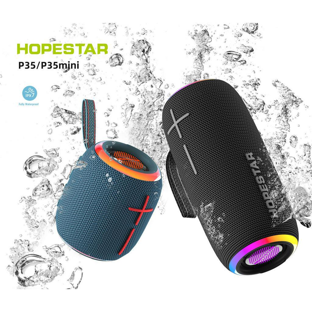 Loa Bluetooth HopeStar P35 Super Bass, Chống Nước IPX7, Công Suất 20W, Chính Hãng, Bảo Hành 12 Tháng
