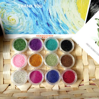 Set trang trí Nails 12 màu A6-Hạt bi