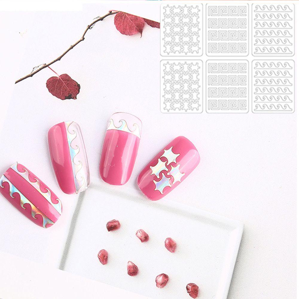 Set 6 / 12 / 24 Tấm Dán Trang Trí Móng Tay Nghệ Thuật