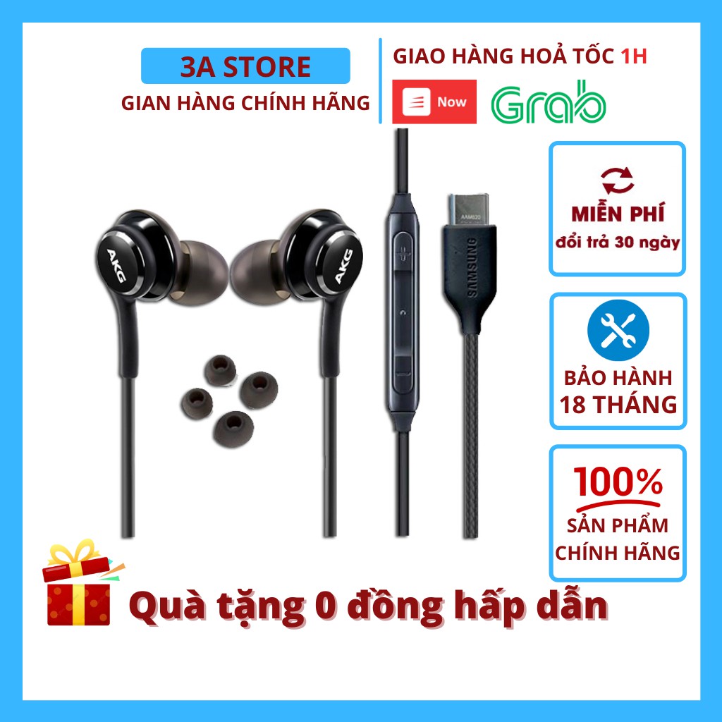 Tai nghe AKG Type C Samsung Galaxy Note 10 Note 10 Plus Note 20 S20 Ultra