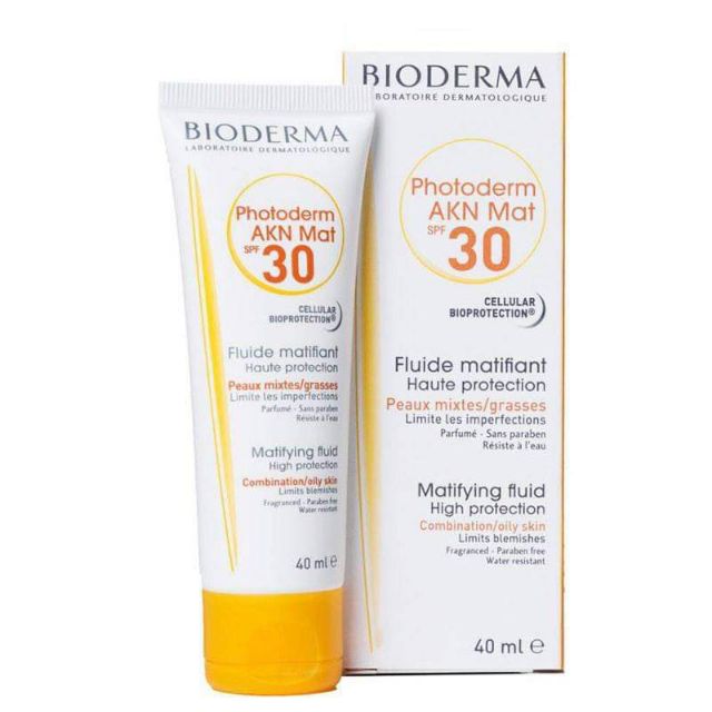 Chống nắng dành cho da mụn Bioderma Photoderm Akn Mat Spf30 - 40ml