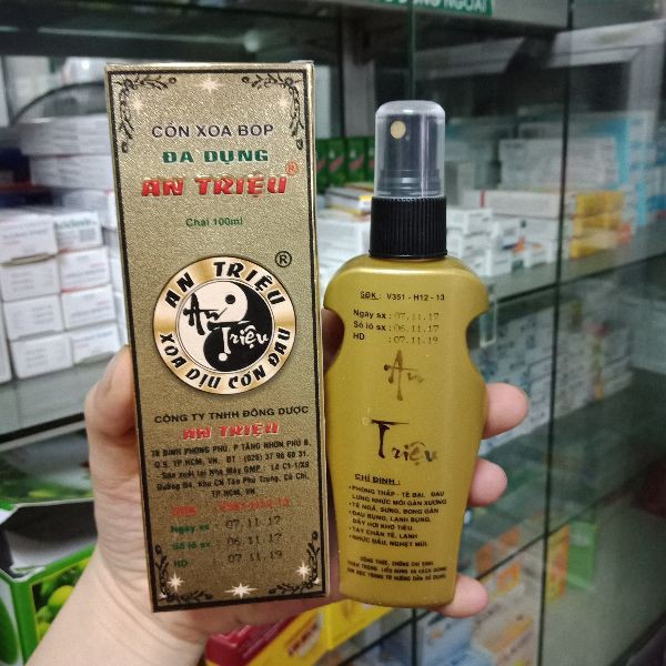 [Quầy Thuốc Bảo Lâm] - Cồn xoa bóp đa dụng An triệu chai 100ml - [Chính Hãng]