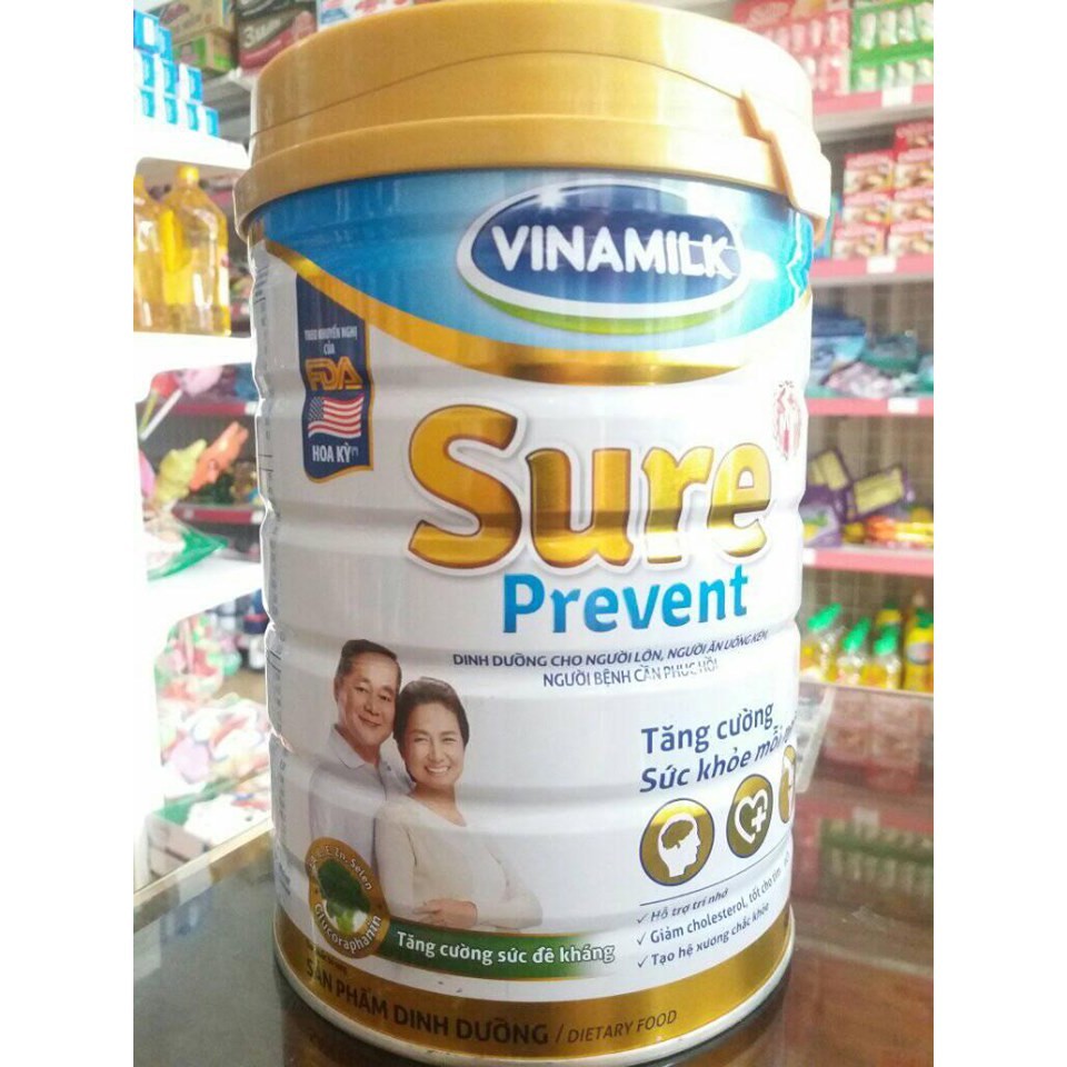 Sữa SURE PREVENT 400G - 900G cho người già, người bệnh cần phục hồi