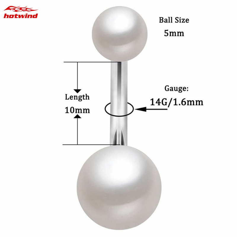 Set 4 Khuyên Rốn Bằng Thép Không Gỉ Đính Đá Thời Trang Cho Nữ