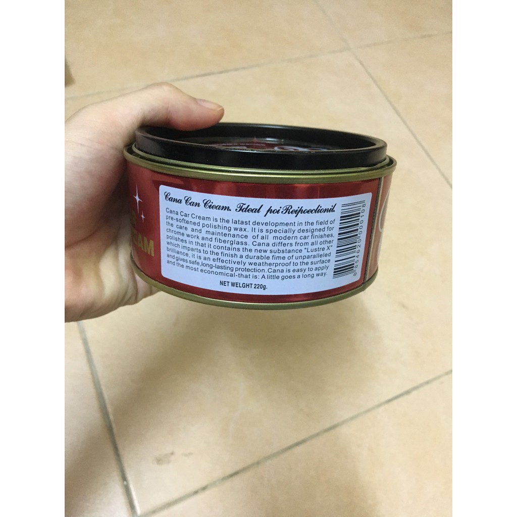 Lọ Đánh Bóng Xe Cana Car Cream Hàng Thái Lan Cao Cấp