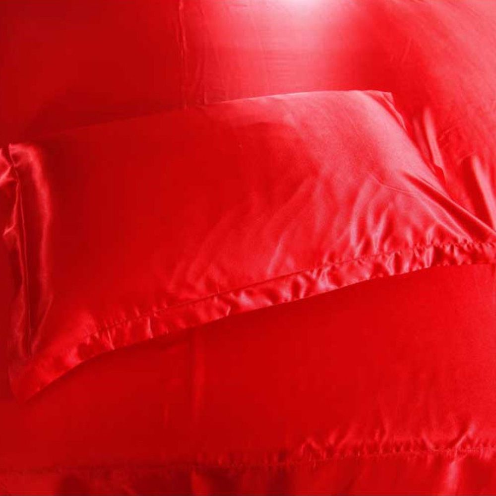 Vỏ Gối Lụa Satin Hình Chữ Nhật Nhiều Màu Sắc Kích Thước 50*70cm