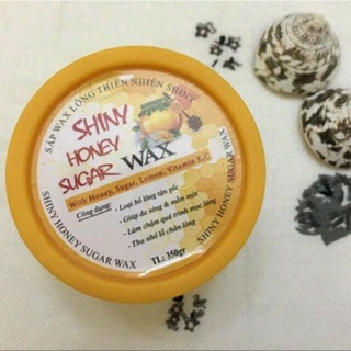 [HANDMADE] Wax tẩy lông Mật ong Honey Shiny gồm 2 que gỗ 1 bộ giấy và serum