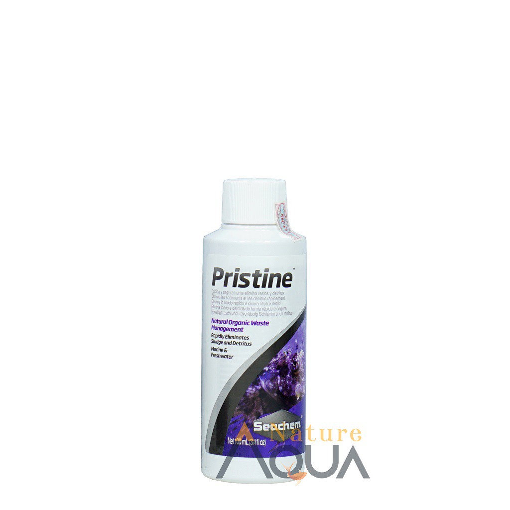 SEACHEM PRISTINE - VI SINH XỬ LÍ HỮU CƠ chai 100ml/250ml/500ml