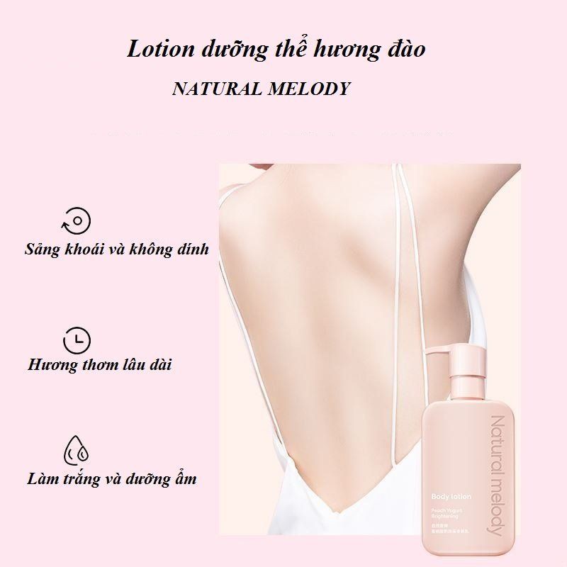 (Sẵn) Dưỡng thể hương đào Natural Melody | BigBuy360 - bigbuy360.vn