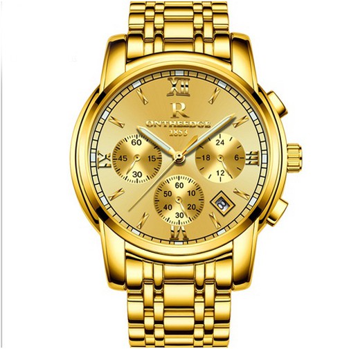 Đồng hồ nam dây thép đặc 6 kim cao cấp Ontheedge | BigBuy360 - bigbuy360.vn