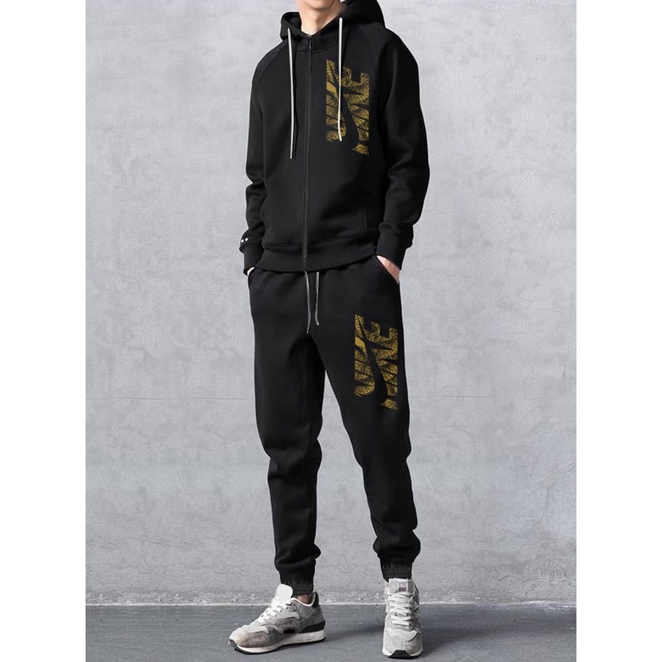 Bộ Đồ Nam Áo Hoodie Nam và Quần Jogger Nam Áo khoác dây kéo và Quần dài nỉ cho nam ngầu đẹp Thời Trang Nam BT12