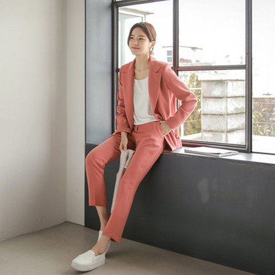 Ảnh thật 7 hình cuối-HC162.Set blazer thời trang công sở phong cách Hàn Quốc