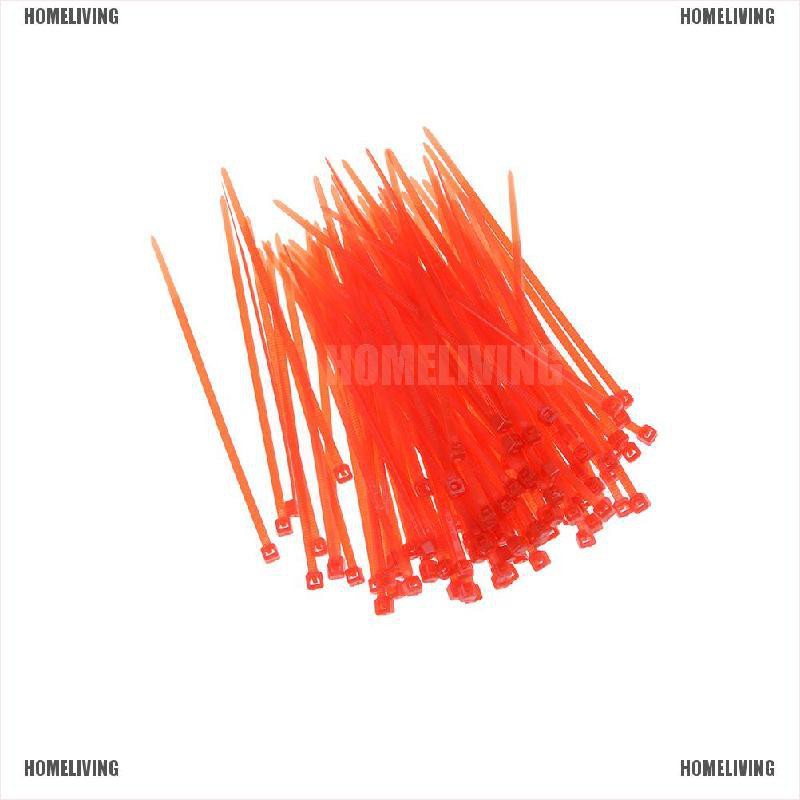 Bộ 100 Dây Rút Nhựa Nylon 3x100mm Nhiều Màu Sắc