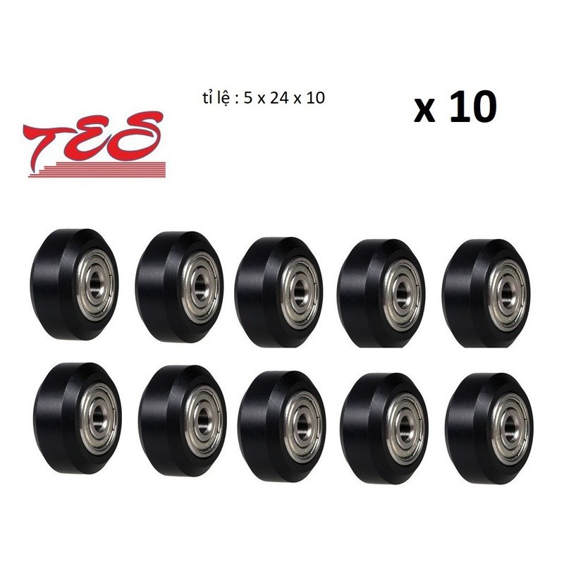 Bánh Xe Nhựa POM 625Z CNC x 10 chiếc   CN62