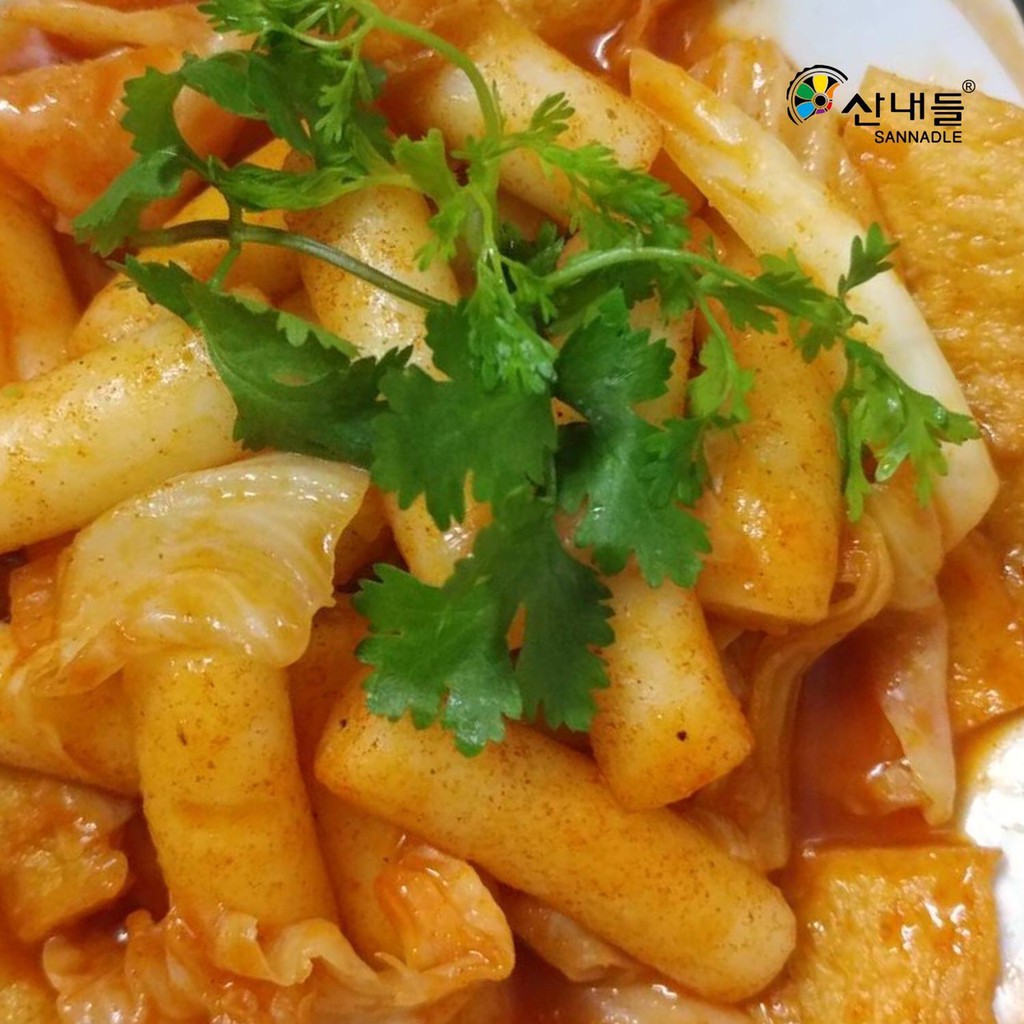 Combo bánh gạo truyền thống mì cay siêu ngon( 500g bánh gạo, bột phô mai, kimchi, mì chinnoo, sốt)