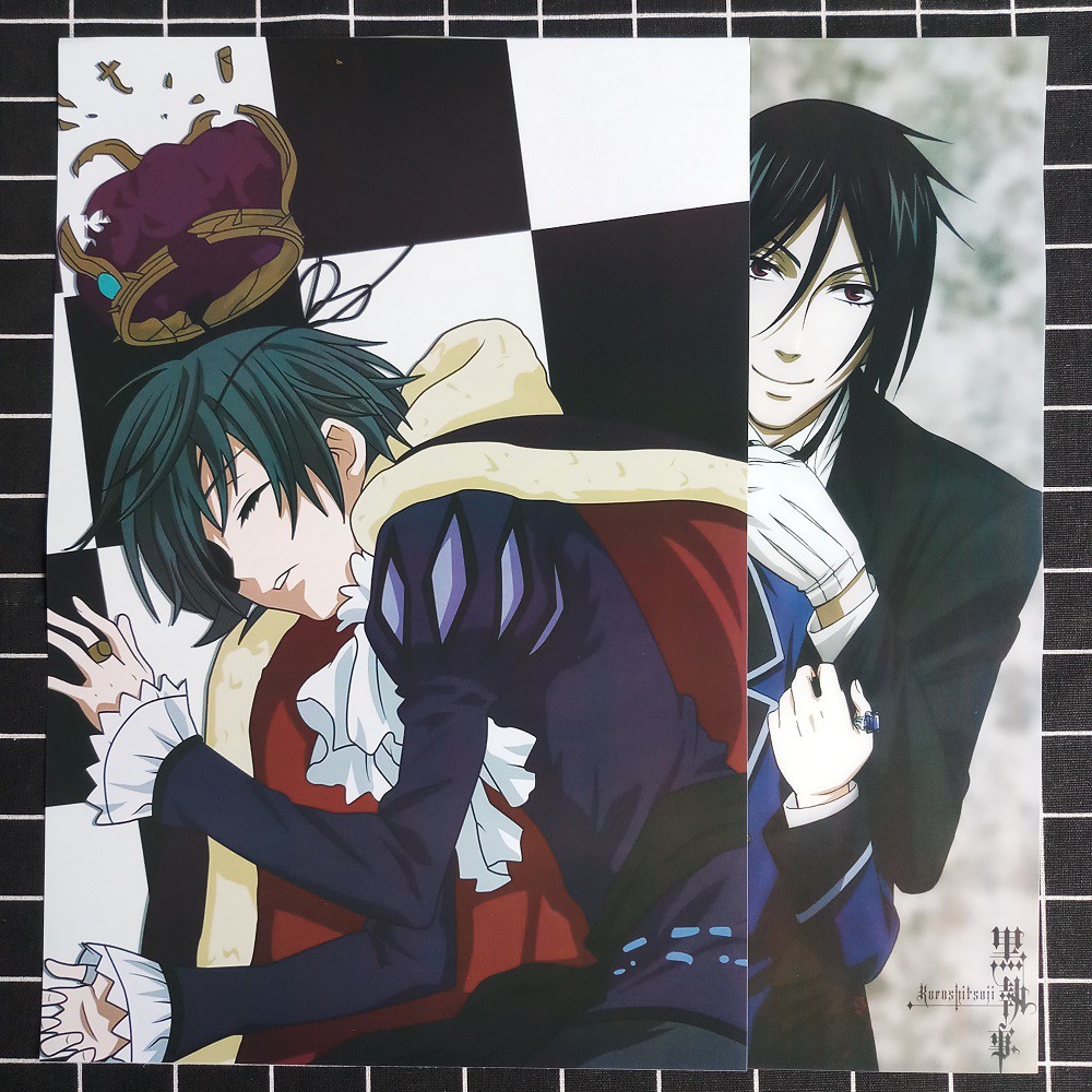 Poster Anime Hắc Quản Gia (8 Tờ)