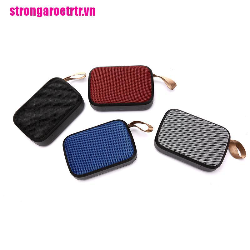 【etrtr】Portable Wireless Bluetooth Stereo TF Card FM Speaker For Smartphone Ta