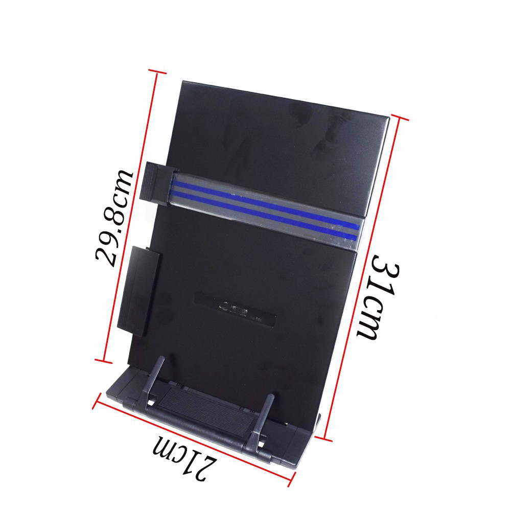 Giá Đỡ Sách/Tài Liệu Bằng Kim Loại Màu Đen Linh Hoạt Có Thể Điều Chỉnh