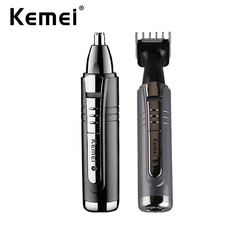 Kemei Electric Nose and Ear Trimmer 2 In 1 Face Care Tool for Men