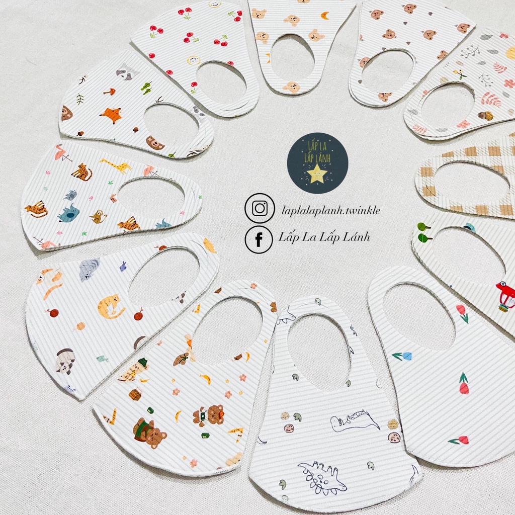 Khẩu trang vải Bebenuvo kháng khuẩn cho bé #madeinKorea
