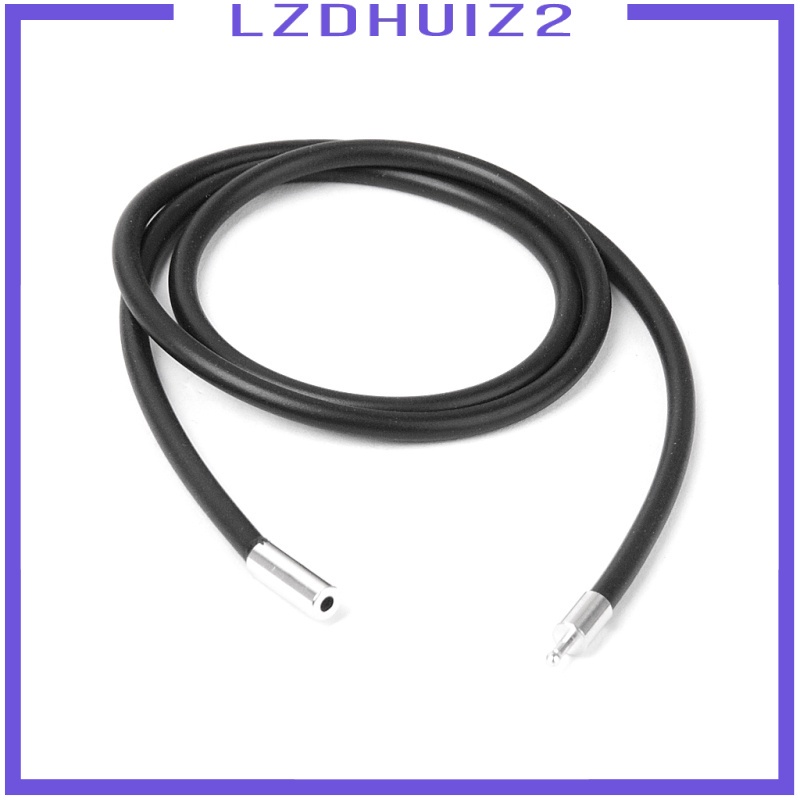 Bộ 3 vòng cổ dây cao su màu đen 50cm làm trang sức DIY