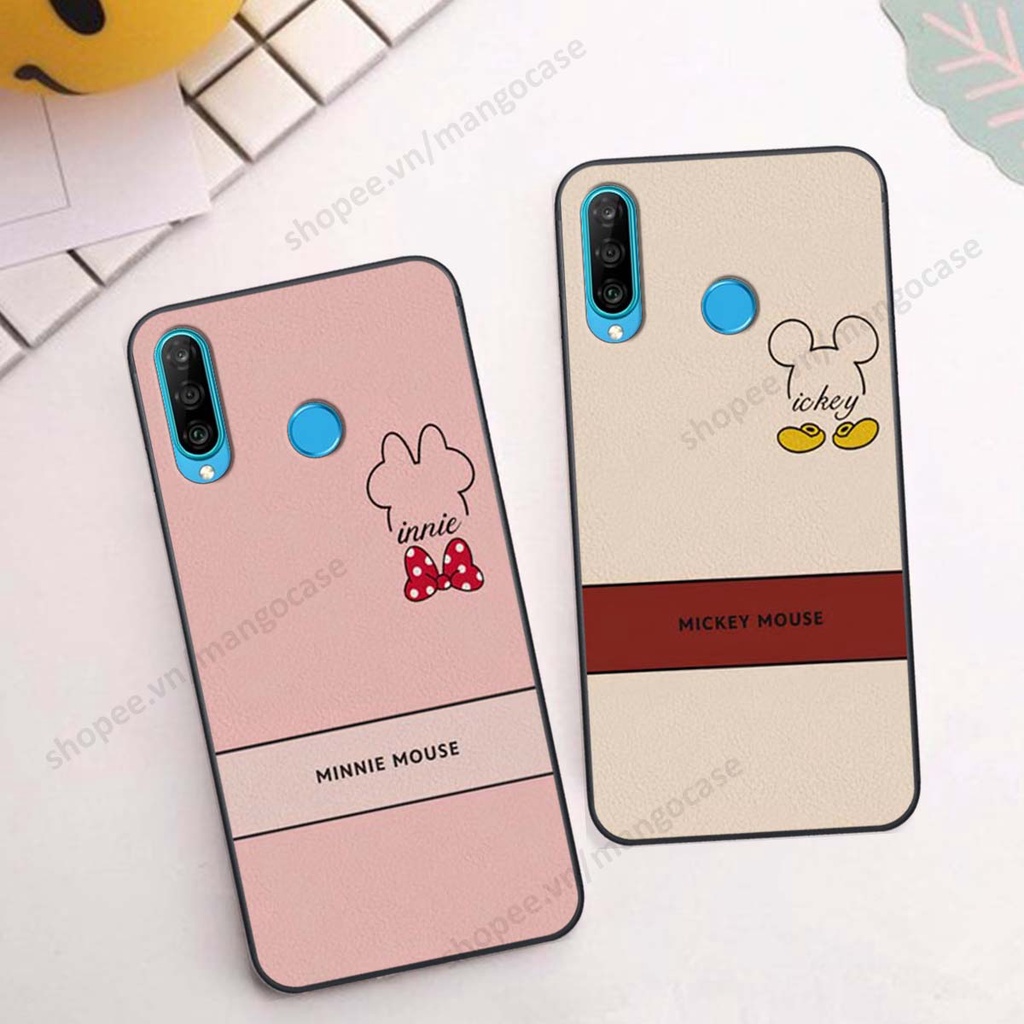 Ốp lưng Huawei Nova 4e / P30 Lite in hình happy nice, bé gấu đáng yêu