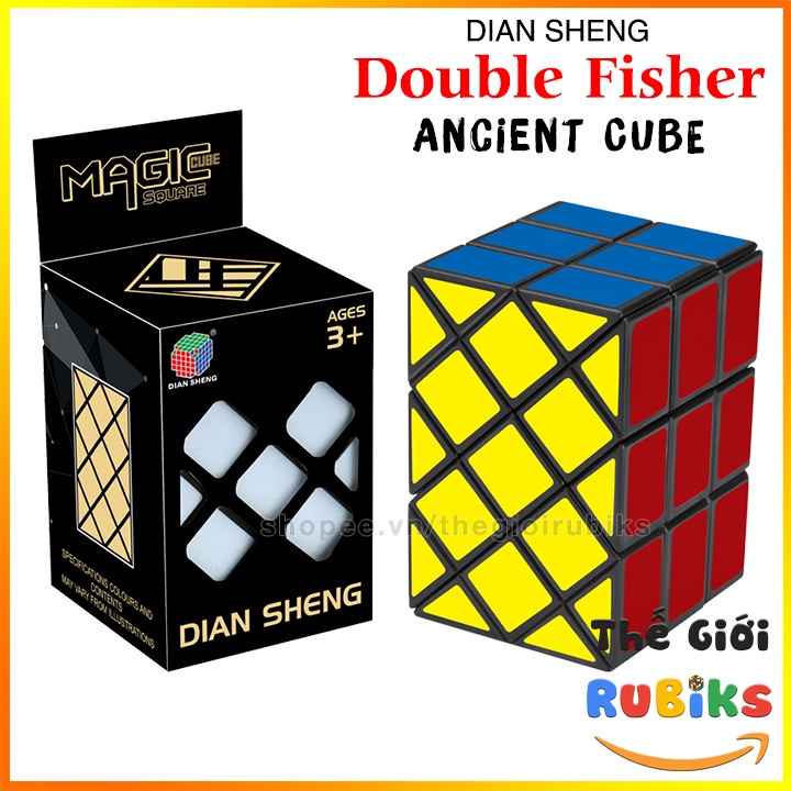 Rubik Biến Thể DianSheng ShangGu Ancient Irregular Double Fisher Rubic 3x3 Đồ Chơi Giáo Dục Trí Tuệ Thông Minh