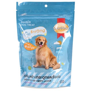 Bánh thưởng cho chó giúp hông & khớp khỏe mạnh Smartheart treat Healthy Hip Happy Joint 100g